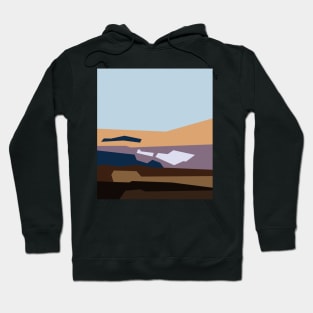 Beautiful abstract cartoon landscape Hoodie